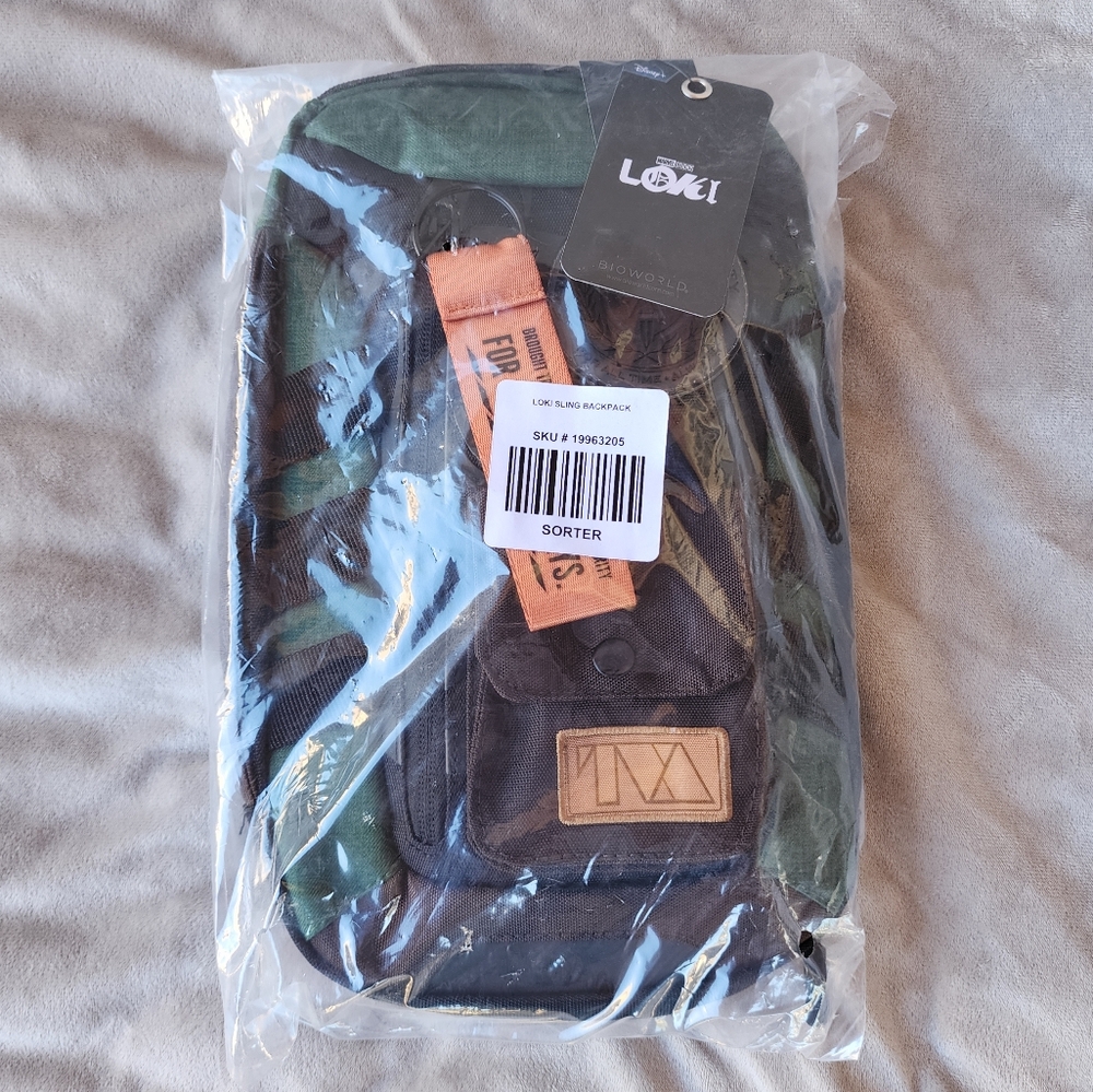 MARVEL Loki Time Variance Authority Sling Mini Bag - Picture 3 of 7